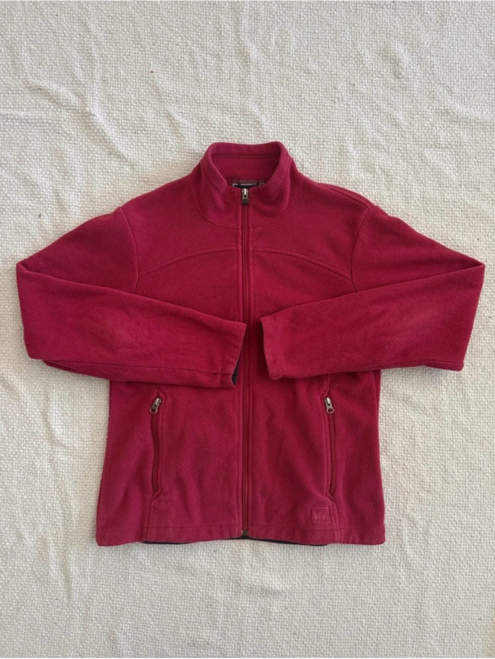 REI Women's Raspberry-Red Full-Zip Fleece Jacket